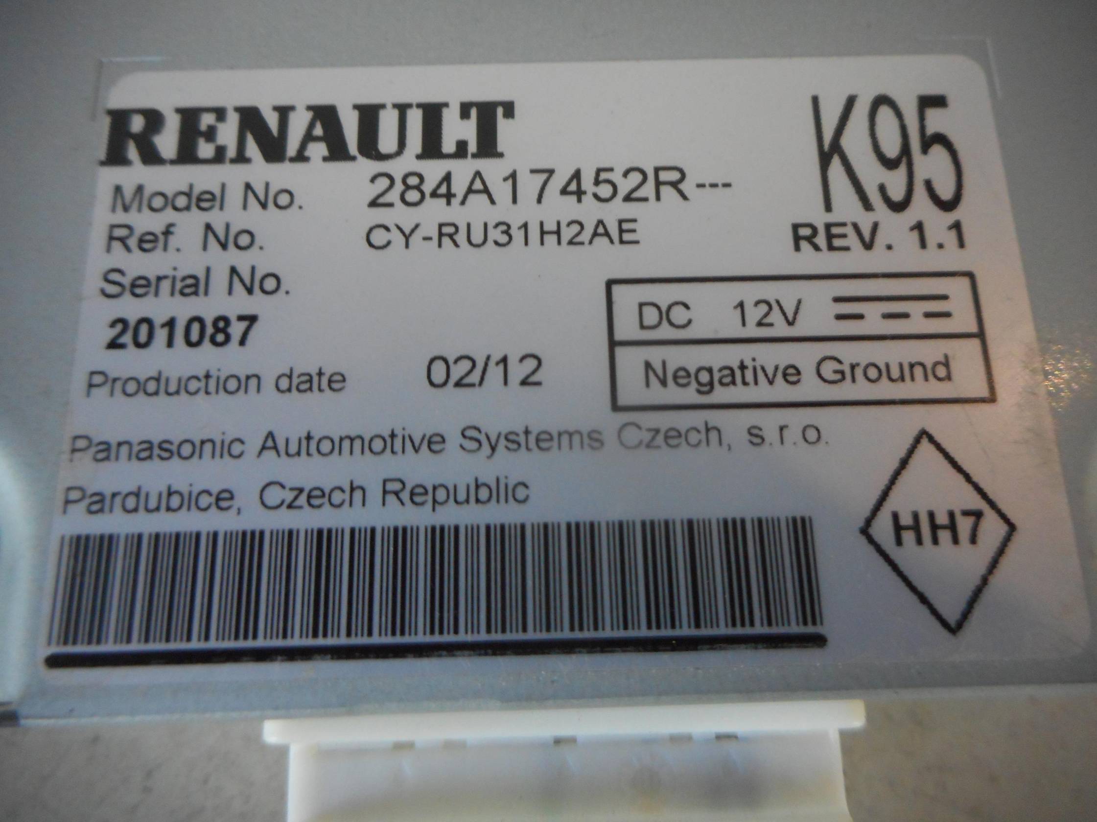 Centralina sensori parcheggio